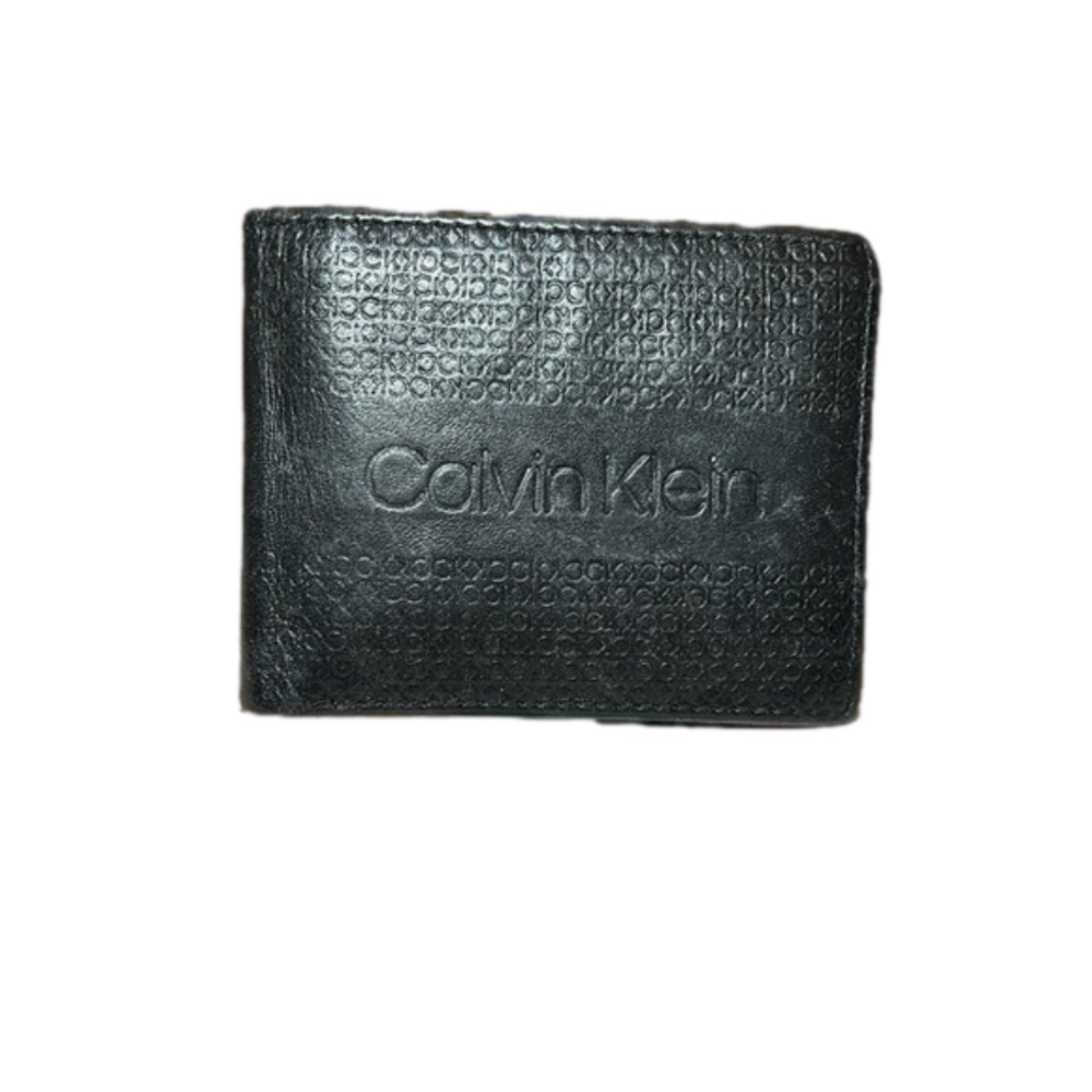 💥2/$10 Calvin Klein Black leather bifold wallet